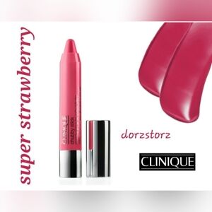 CLINIQUE Chubby Stick Lip Color Balm *07 SUPER STRAWBERRY*/0.10 oz/New in box